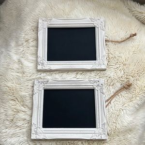 Set of 2 chalkboard frames